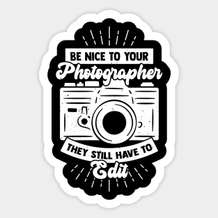 Photography Photo Shooting Photographer Gift Sticker